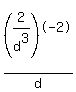 %282%2Fd%5E3%29%5E-2%2Fd