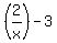 %282%2Fx%29-3