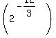 %282%5E%28-12%2F3%29%29