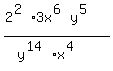 %282%5E%282%293x%5E%286%29y%5E%285%29%29%2F%28y%5E%2814%29x%5E%284%29%29