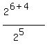 %282%5E%286%2B4%29%29%2F%282%5E5%29
