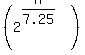 %282%5E%28n%2F7.25%29%29