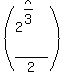 %282%5E%28x%2F3%29%2F2%29