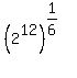 %282%5E12%29%5E%281%2F6%29