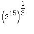 %282%5E15%29%5E%281%2F3%29