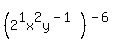 %282%5E1x%5E2y%5E%28-1%29%29%5E%28-6%29