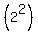 %282%5E2%29