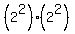%282%5E2%29%282%5E2%29