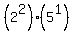 %282%5E2%29%285%5E1%29