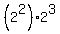 %282%5E2%29%2A2%5E3