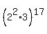 %282%5E2%2A3%29%5E17