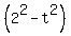 %282%5E2-t%5E2%29