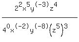 %282%5E2x%5E5y%5E-3z%5E4%29%2F%284%5E0x%5E-2y%5E-8%28z%5E5%29%5E3%29