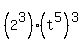 %282%5E3%29%2A%28t%5E5%29%5E3