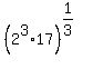 %282%5E3%2A17%29%5E%281%2F3%29