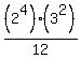 %282%5E4%29%283%5E2%29%2F12