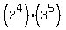 %282%5E4%29%2A%283%5E5%29