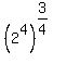 %282%5E4%29%5E%283%2F4%29