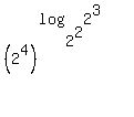 %282%5E4%29%5E%28log%282%5E2%2C2%5E3%29%29
