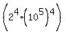 %282%5E4%2A%2810%5E5%29%5E4%29