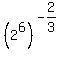 %282%5E6%29%5E%28-2%2F3%29