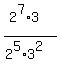 %282%5E7%2A3%29%2F%282%5E5%2A3%5E2%29