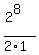 %282%5E8%29%2F%282%2A1%29