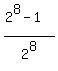 %282%5E8-1%29%2F2%5E8