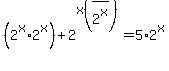 %282%5Ex%2A2%5Ex%29+%2B+2%5Ex%281%2F2%5Ex%29+=+5%2A2%5Ex
