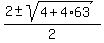 %282+%2B-+sqrt%284%2B4%2A63%29%29%2F2