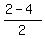 %282+-+4%29%2F2