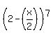 %282-%28x%2F2%29%29%5E7