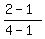 %282-1%29%2F%284-1%29