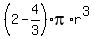 %282-4%2F3%29%2Api%2Ar%5E3