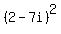 %282-7i%29%5E2