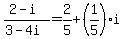 %282-i%29%2F%283-4i%29=2%2F5%2B%281%2F5%29i
