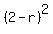%282-r%29%5E2