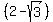 %282-sqrt%283%29%29