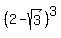 %282-sqrt%283%29%29%5E3