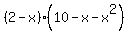 %282-x%29%2810-x-x%5E2%29
