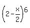 %282-x%2F2%29%5E6+