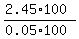 %282.45%2A100%29%2F%280.05%2A100%29