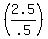 %282.5%2F.5%29