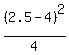 %282.5-4%29%5E2%2F4