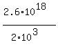 %282.6%2A10%5E18%29%2F%282%2A10%5E3%29