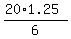 %2820%2A1.25%29%2F6