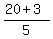 %2820%2B3%29%2F5
