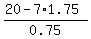 %2820-7%2A1.75%29%2F0.75