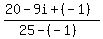 %2820-9i%2B%28-1%29%29%2F%2825-%28-1%29%29