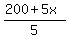 %28200%2B5x%29%2F5